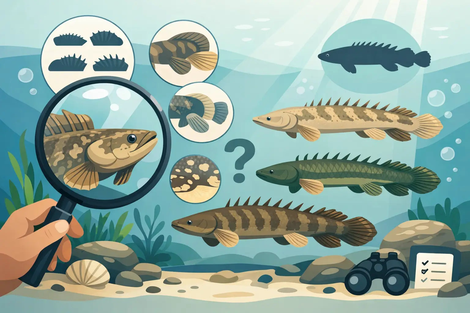 Polypterus Species Identification Guide in 9 Clues